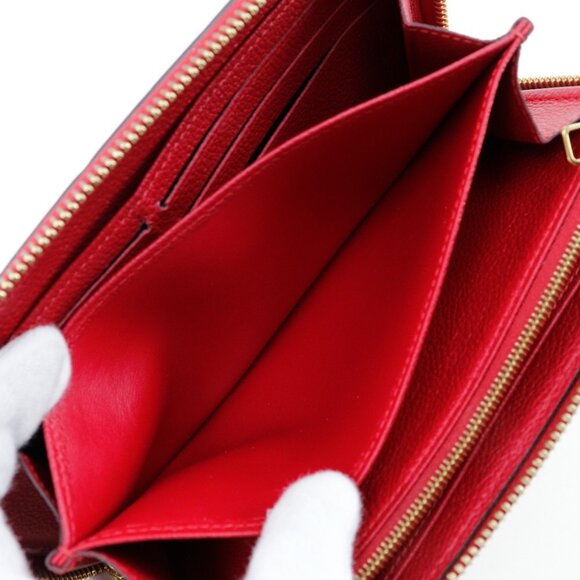 LOUIS VUITTON Red Monogram Wallet - Picture 6 of 16